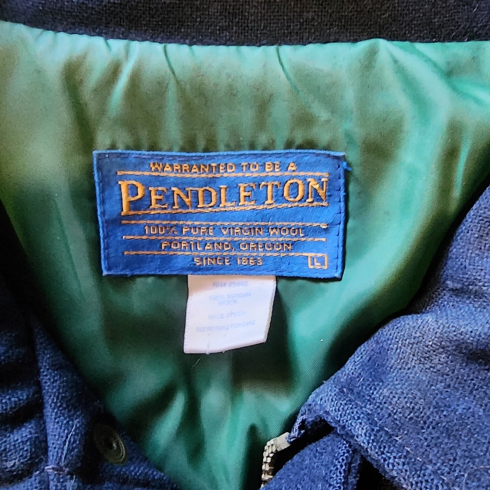 Vintage Pendleton Wool Bomber Jacket - image 4